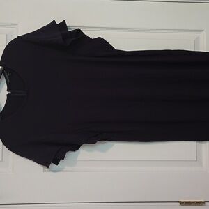 Felicity & Coco Flutter Sleeve Mini Dress | Navy Blue | Size Small